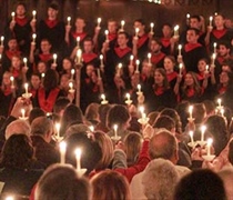 Christmas Candlelight Service brightens season