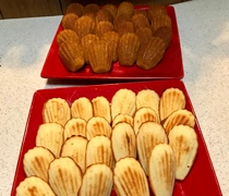 French Club event — baking Madeleines
