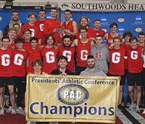 Grove City men win PAC indoor track and field title