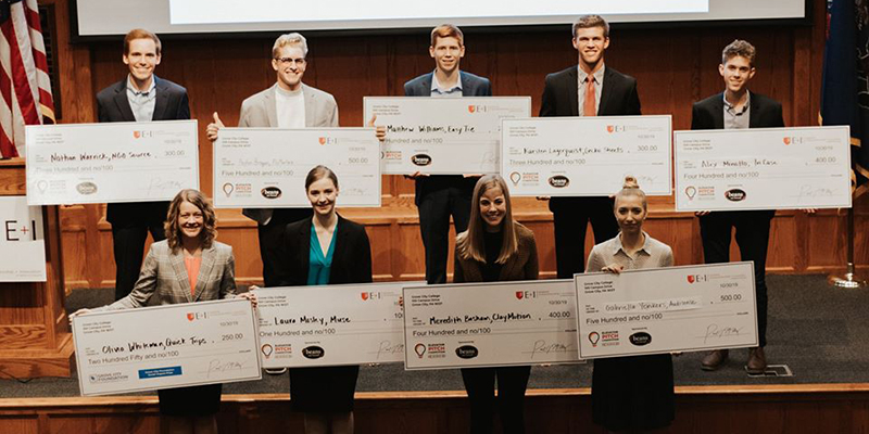 Quick pitches earn E+I competition prizes