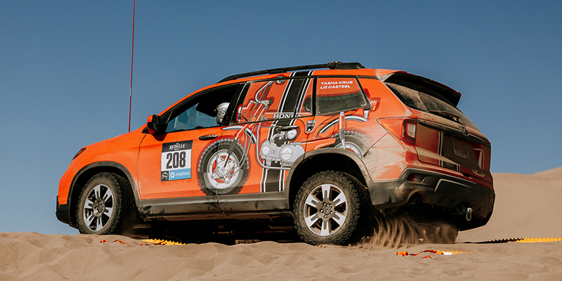 Alumna takes on off-road Rebelle Rally challenge