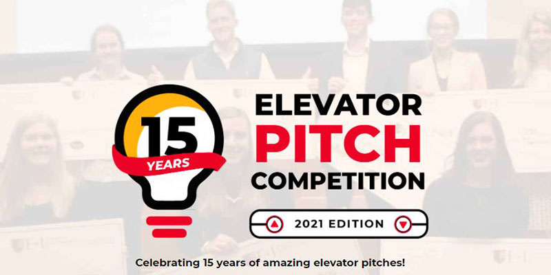 Elevator Pitch Competition finalists face off Nov. 10