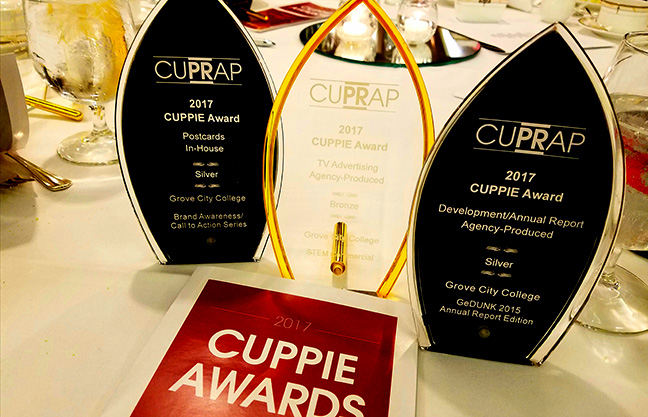 MarComm team wins CUPPIE Awards