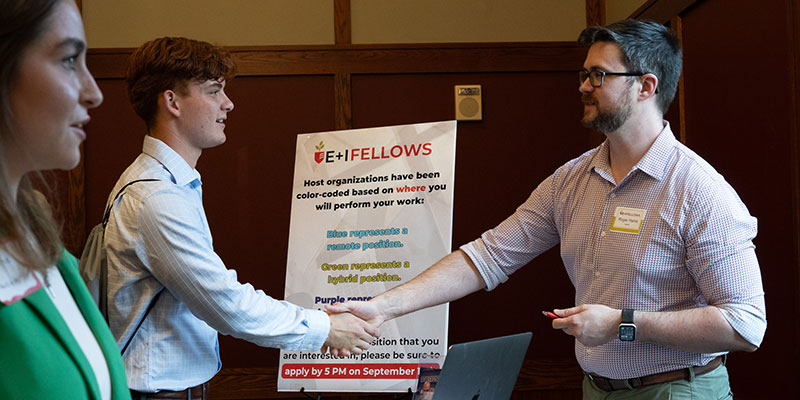 Need an intern but can’t afford one? An E+I Fellow may be able to help